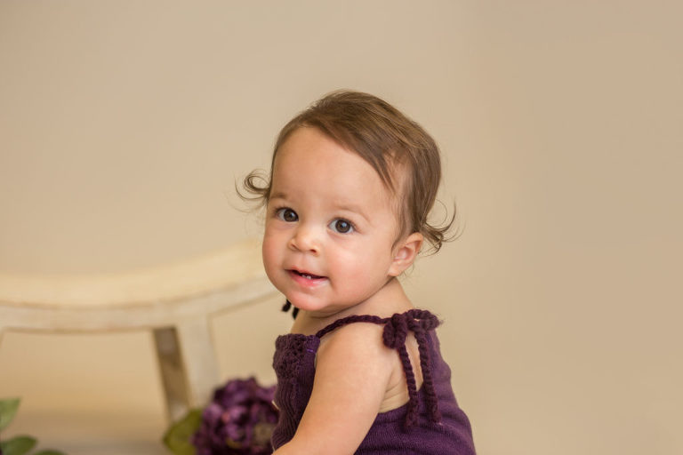 baby first birthday tater smash session