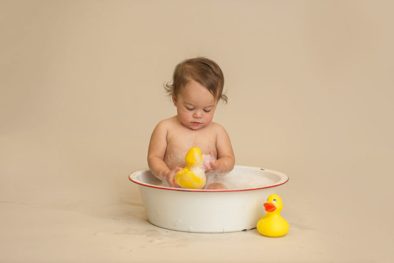 baby first birthday tater smash session